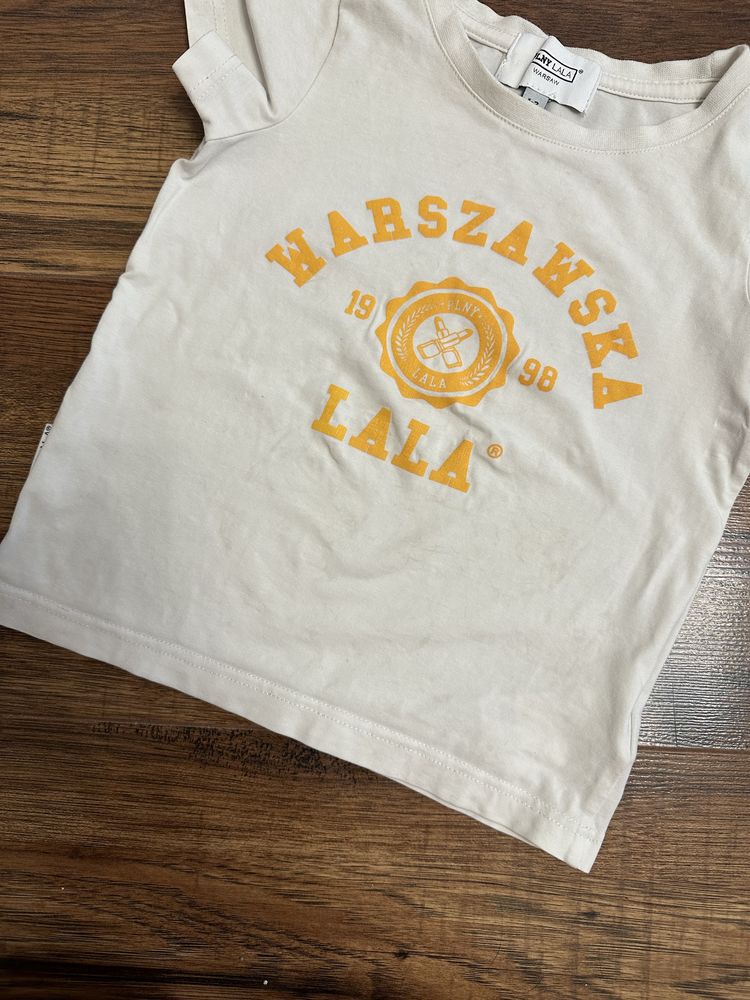 Koszulka plny lala warszawska lala, rozmiar 1-2 lata