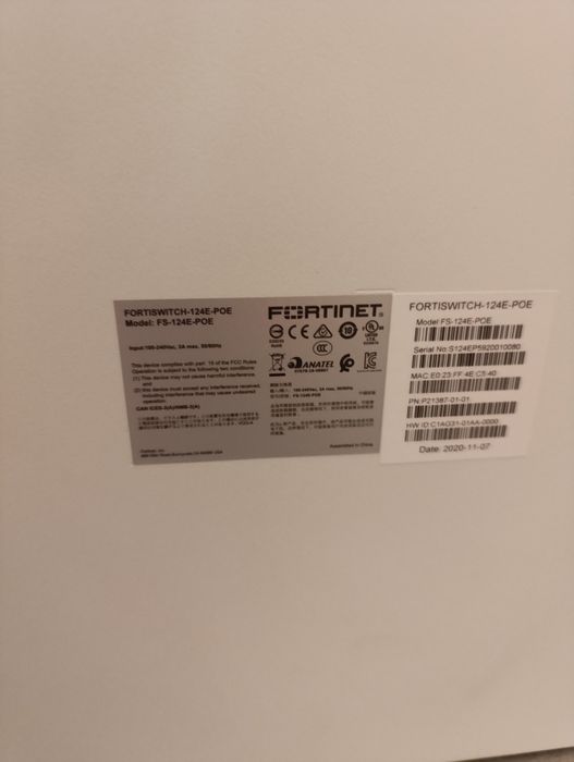 fortinet fortiswitch 124E-POE