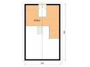 Domek Drewniany Letniskowy Stokrotka 6x9,5m