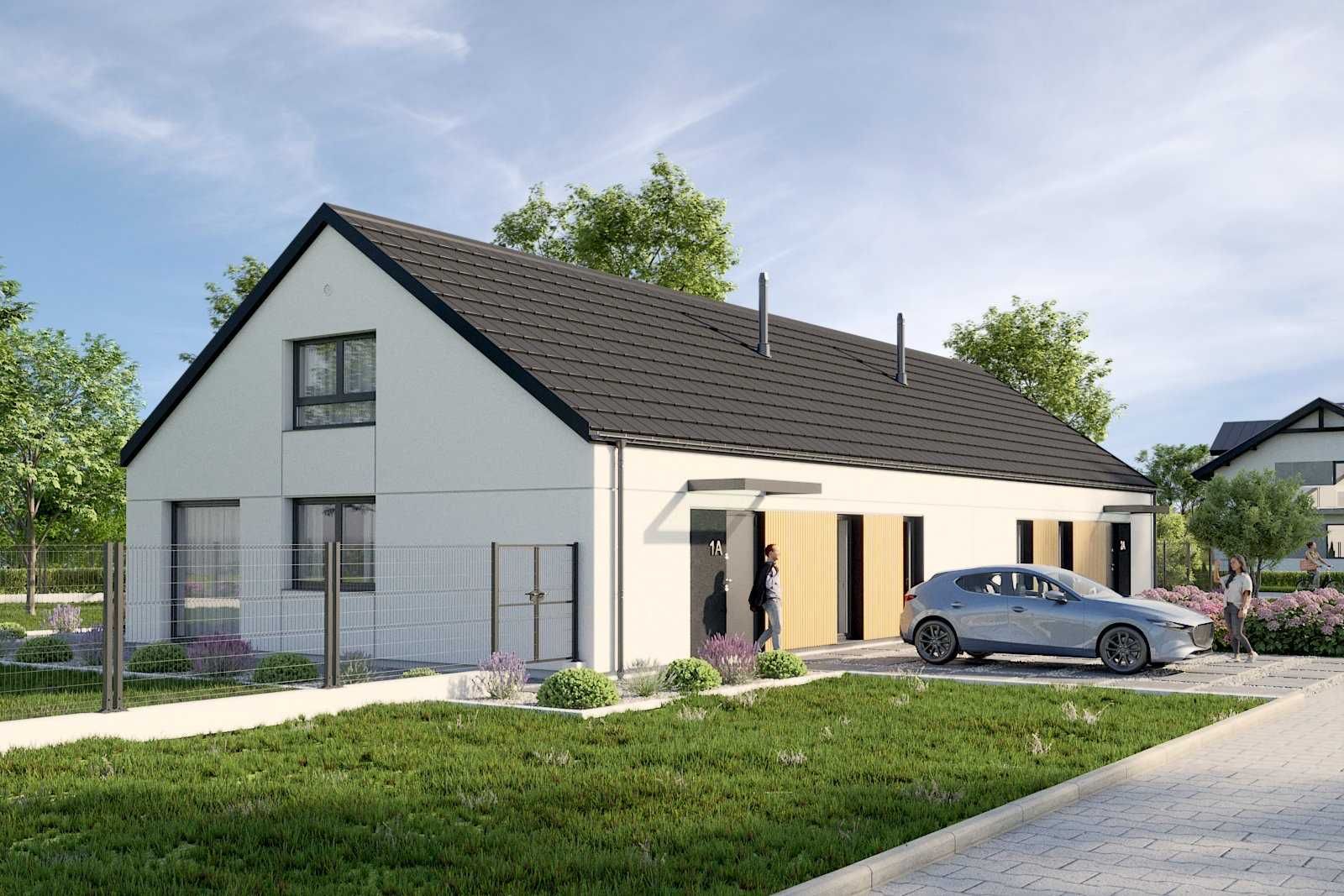 Dom bliźniak 100m2 Moczkowo ul Prosta