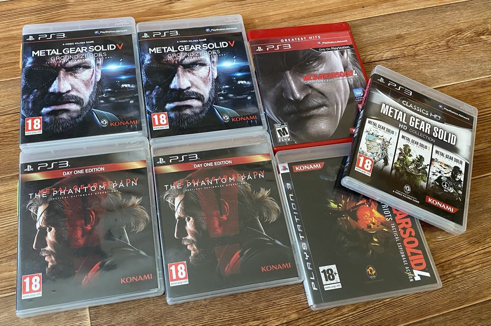 Sony PS3: GTA 5, San Andreas, Metal Gear Solid, Watch Dogs
