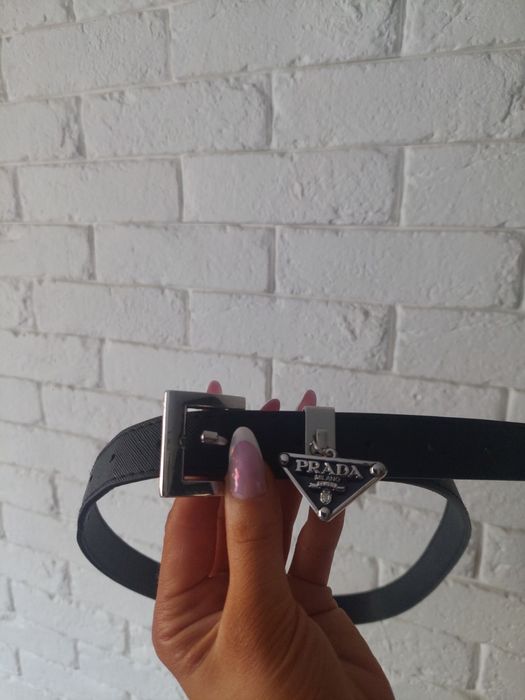 Pasek czarny Prada
