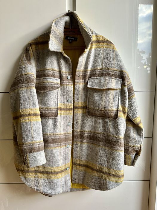 B.ciepła kurtka koszulowa Oversize Misguided cudo