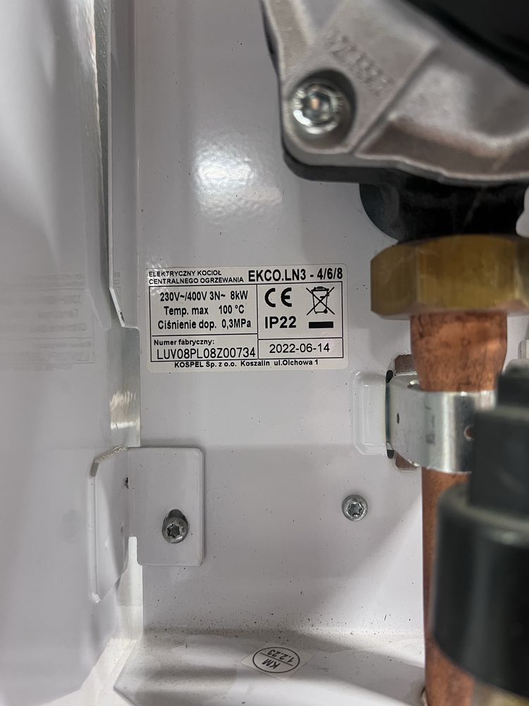 2 x Kospel EKCO.LN3 Elektryczny kocioł centralnego ogrzewania