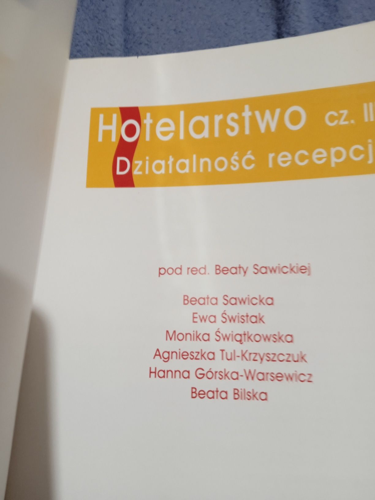 Hotelarstwo cz III Działalność recepcji abformat