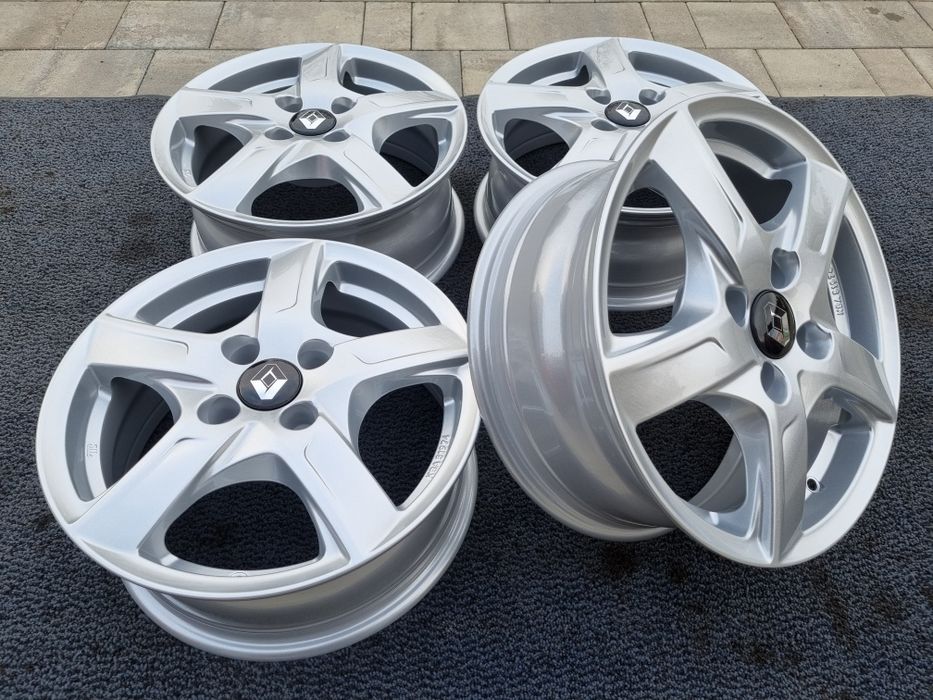 Renault 15" Alufelgi Nowe 4x100 Clio, Twingo, Captur, ZOE Modus Megane