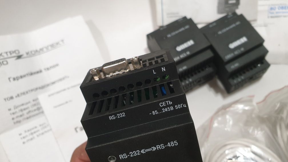 Овен АС3-М  преобразователь интерфейсов RS-232/RS-485