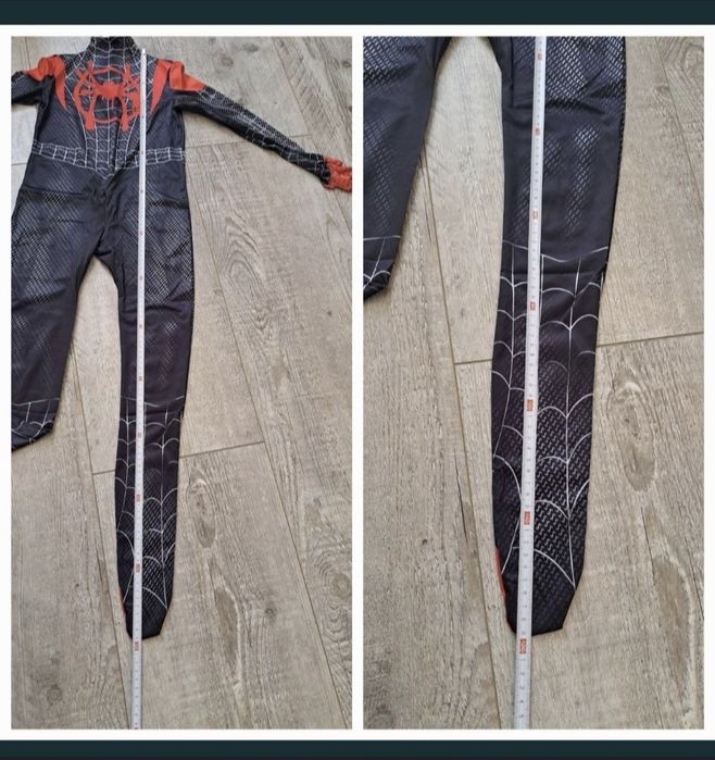Rozm 122/128 (130) - Kostium Spider-Man - czarny/ czerwony