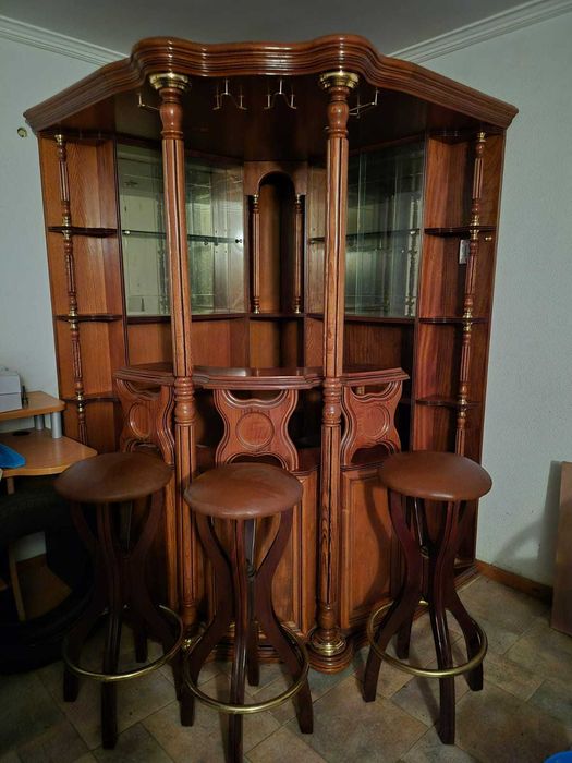 Bar + bancos (excelente estado)