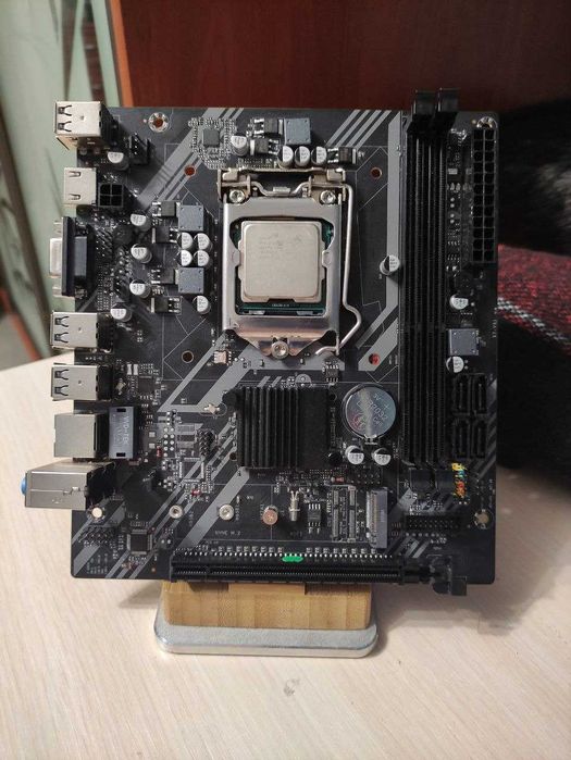 Материнська плата mATX 1155 Huanan X7-V91 + процесор I5 2320 + NVME