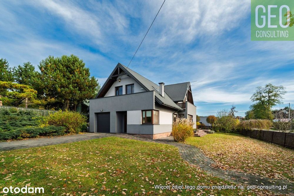 Dom wolnostojący z garażem - działka 10a!