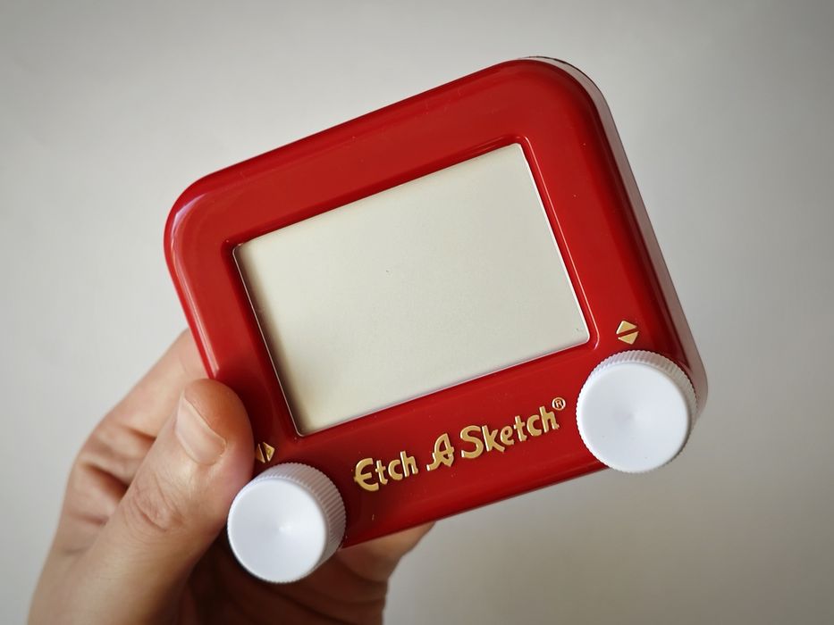 Znikopis Etch a sketch magiczny ekran zabawka dla dzieci