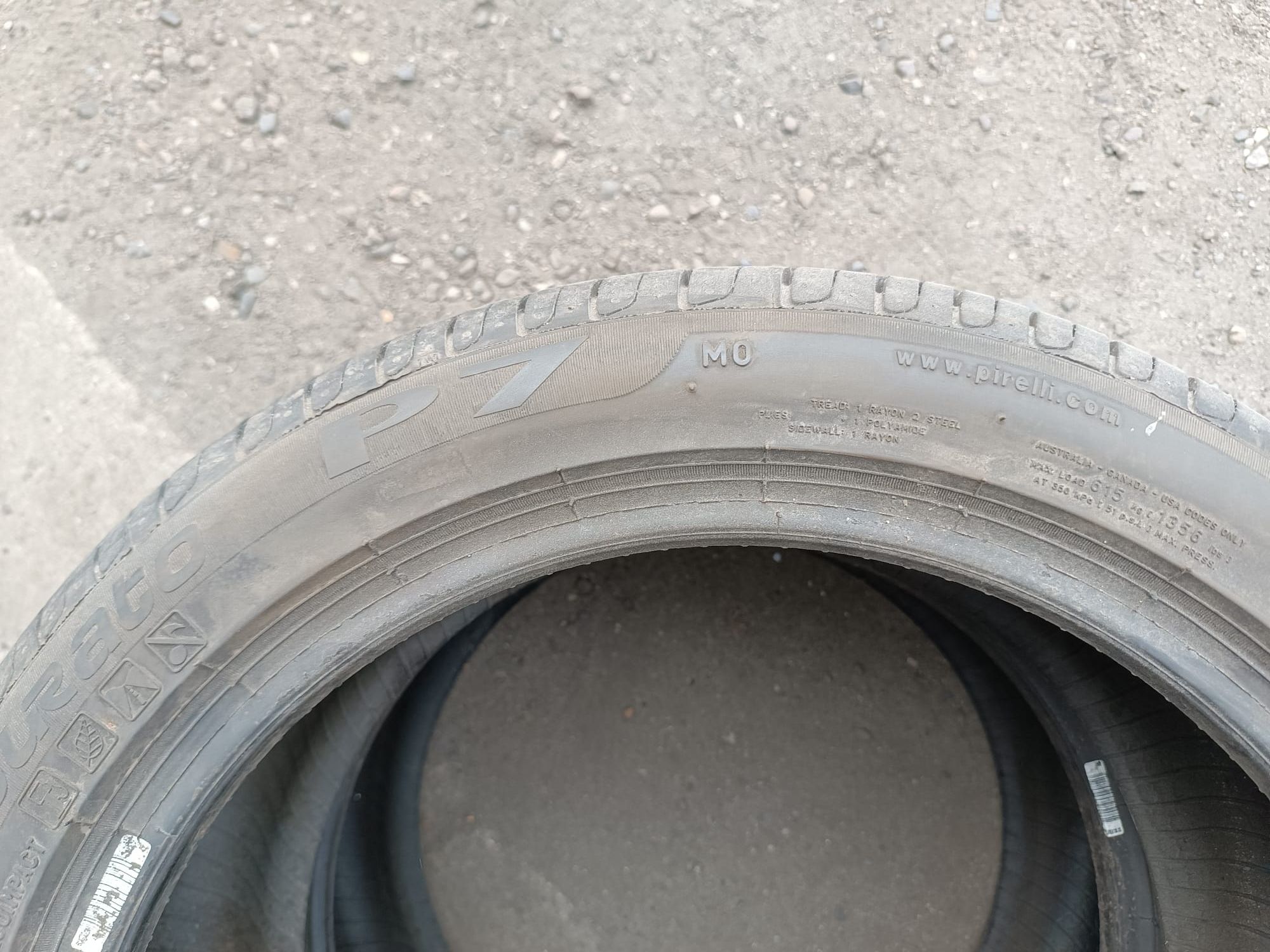 2x Opony letnie 225/45/17 Pirelli Cinturato P7, 2021 rok bieżnik 8mm