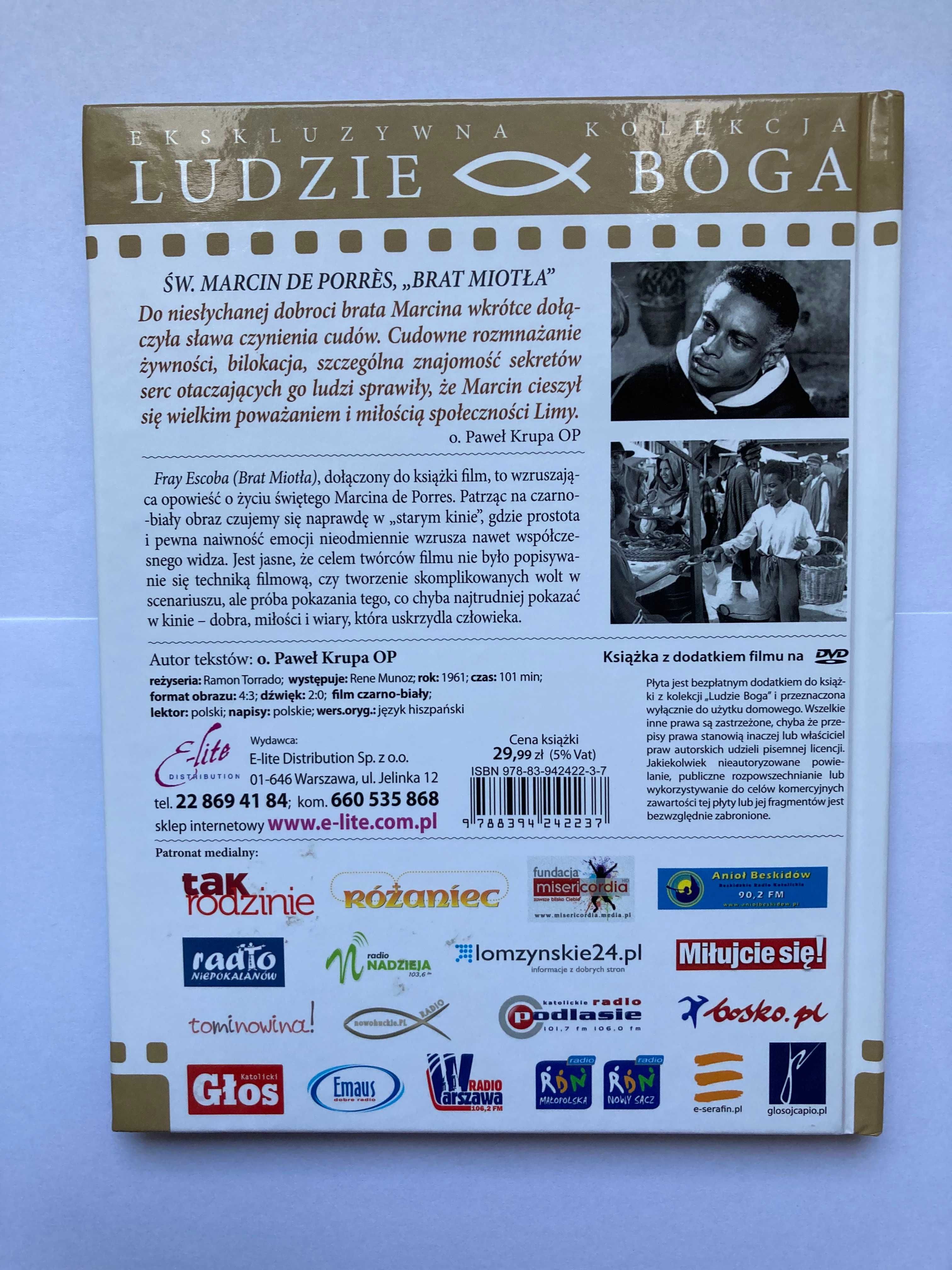 Święty Marcin de Porres - film DVD - Kolekcja: Ludzie Boga