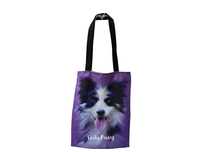Torba zakupowa z Border Collie siatka eko wodoodporna