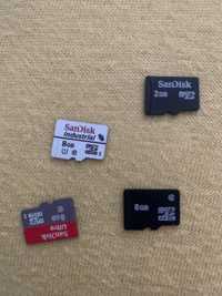 Karty pamieci microsd 4 zestaw