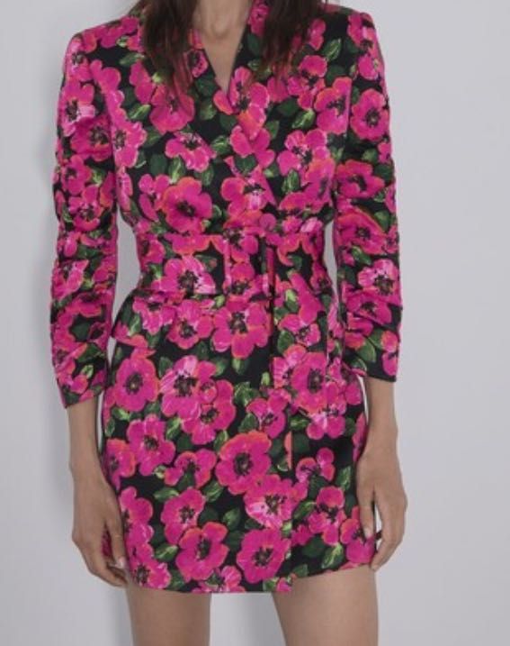 ZARA - NOWA XS, Sukienka o kroju marynarki