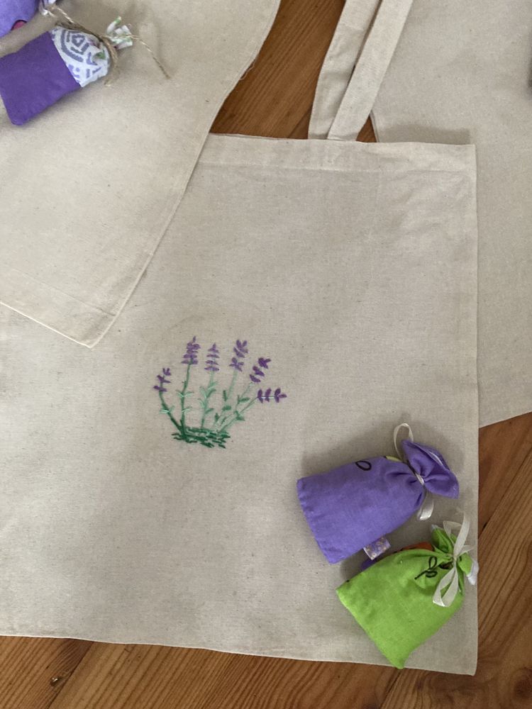 Torba i woreczki lawendowe handmade