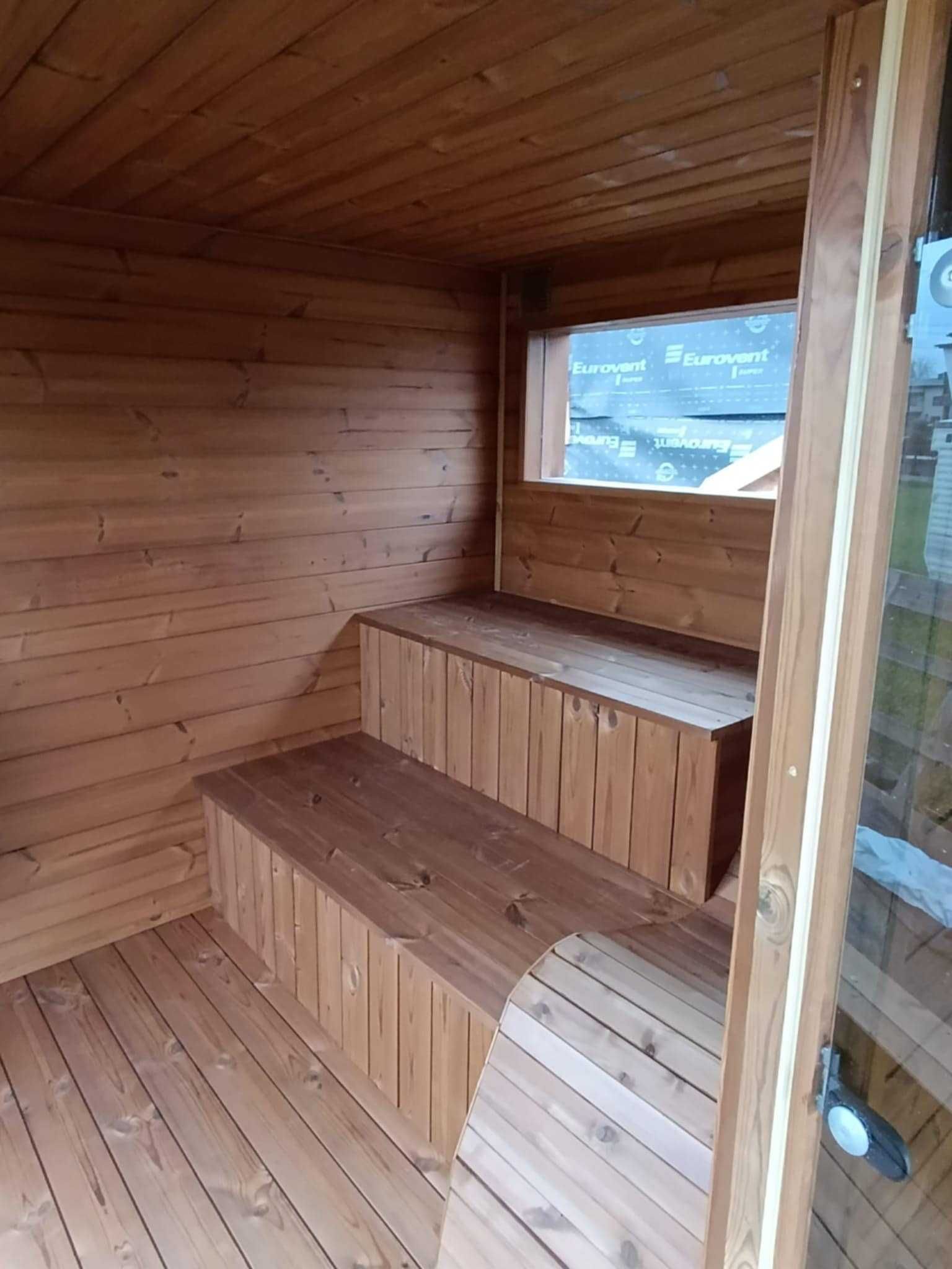 Sauna Ogrodowa LUX z przebieralnią