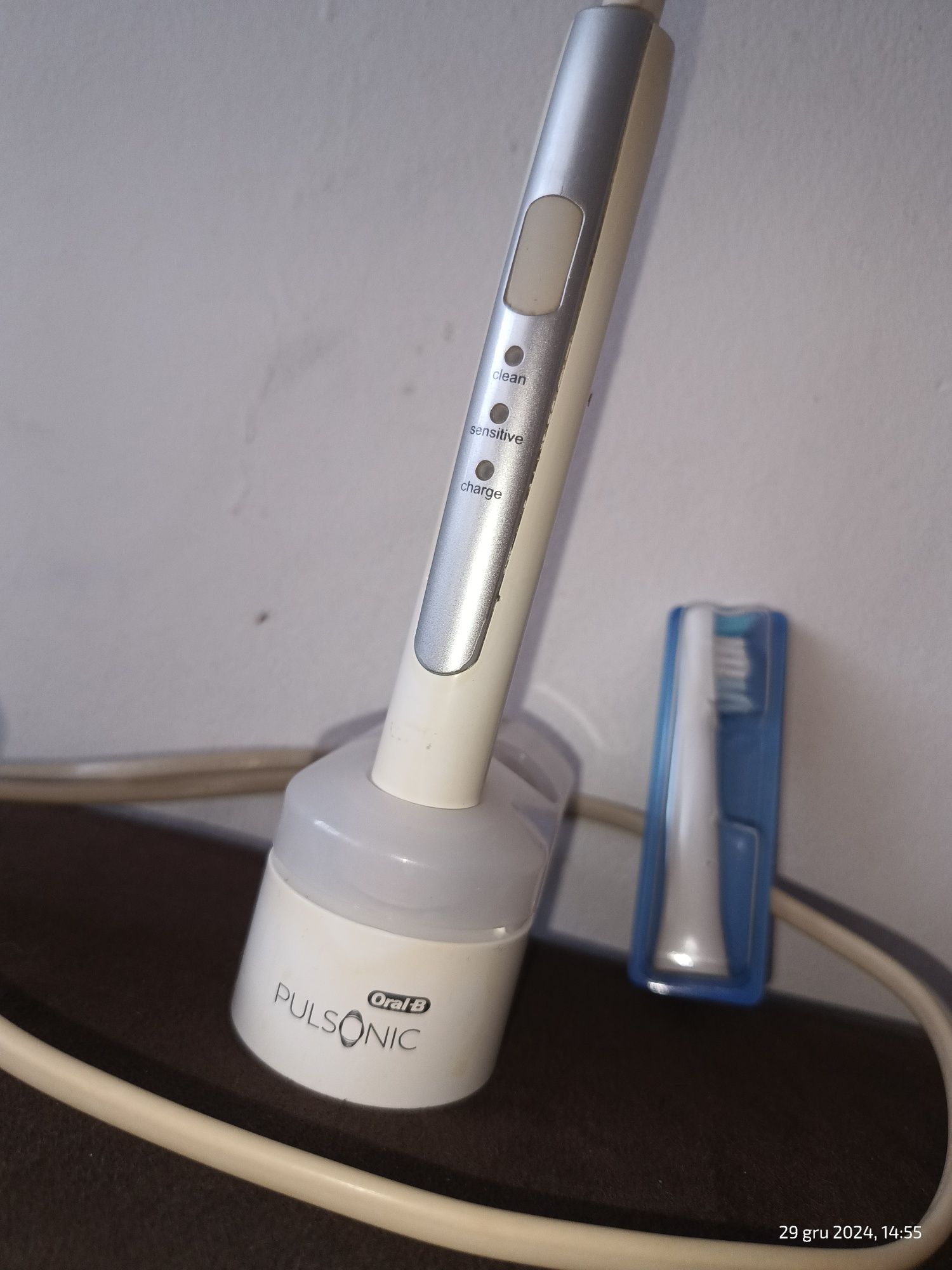 Szczoteczka Soniczna Pulsonic plus ładowarka+Nowa końcówka Szczoteczki