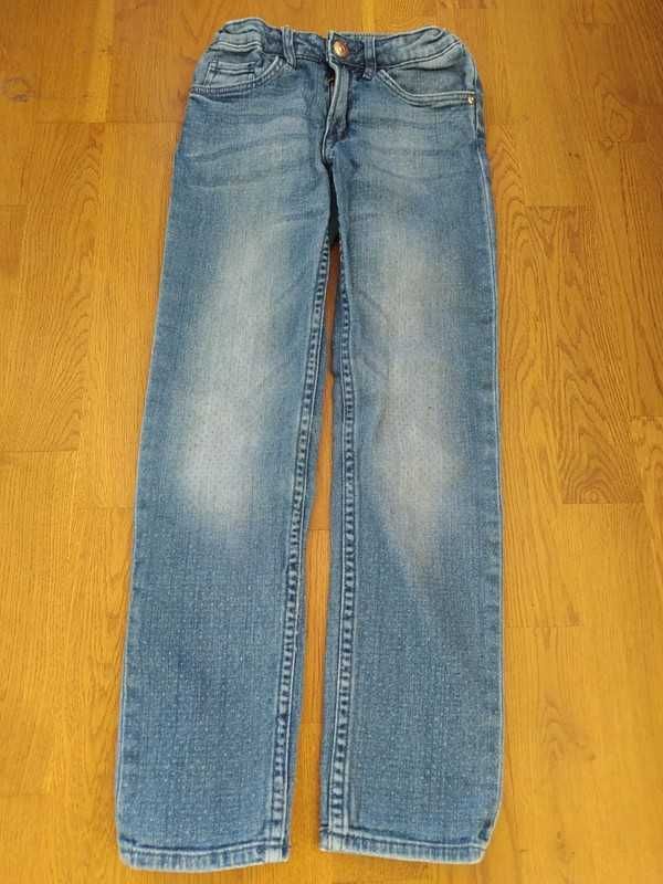 Jeansy slim fit, H&M, roz 134
