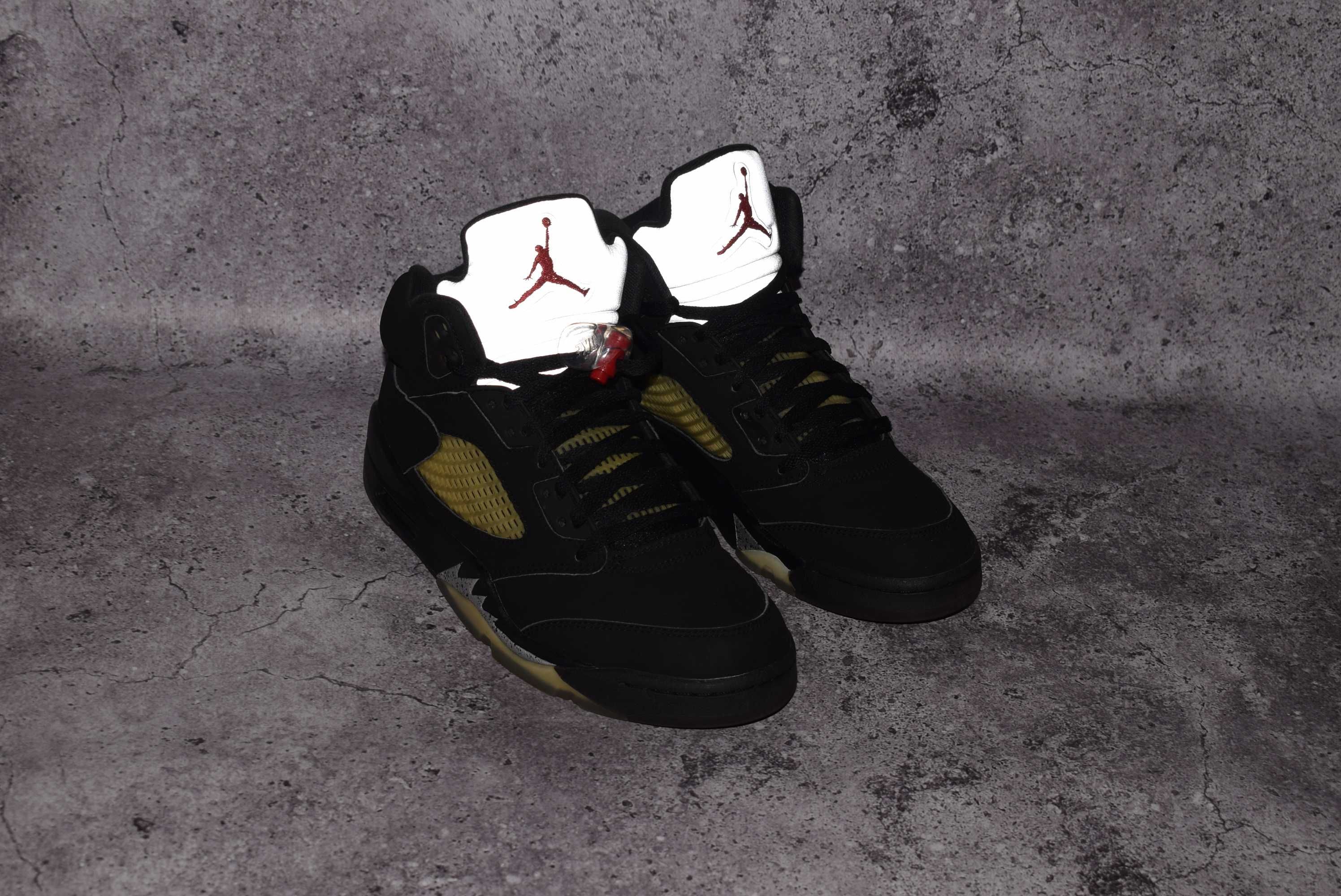 Air Jordan 5 Retro Black Metallic (Мужские Кроссовки Джордан 4 Nike 6