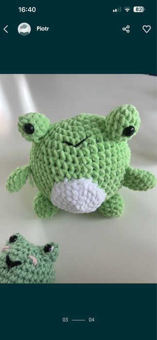 Maskotka prace na szydelku wlasnoreczne