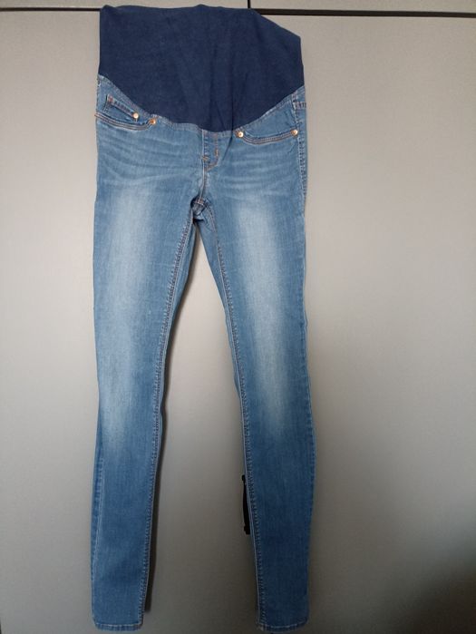 Spodnie ciążowe H&M mama super skinny 38