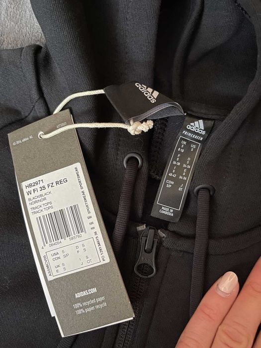 Женская толстовка на замке/ кофта "Adidas" ОРИГИНАЛ !