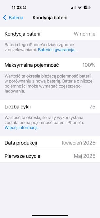 iPhone 16 pro max na gwarancji