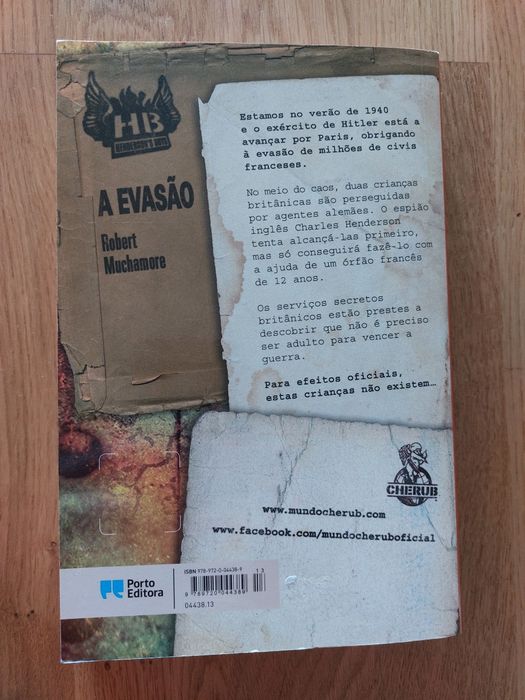 Livro A Evasão de Robert Muchamore
