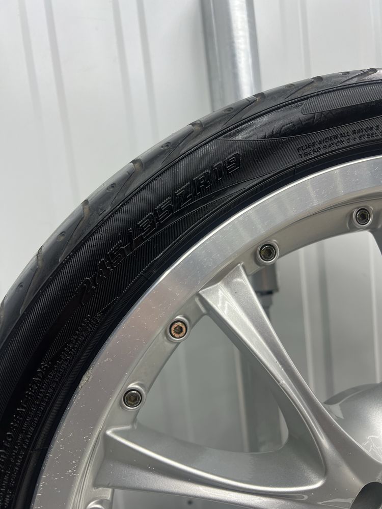 Alufelgi KOMPLET 19 cali 5x112 AEZ VW Golf Audi A3 A4 Skoda Seat Mb
