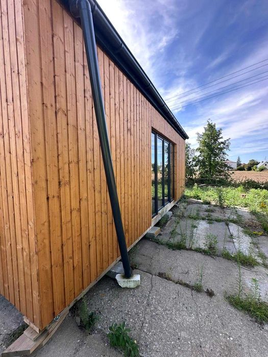 Całoroczny domek modułowy 36 m² gotowy do montażu jakość premium