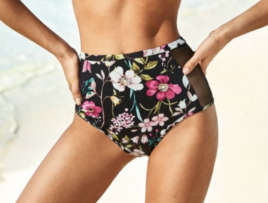 Cueca de bikini cintura subida calzedonia