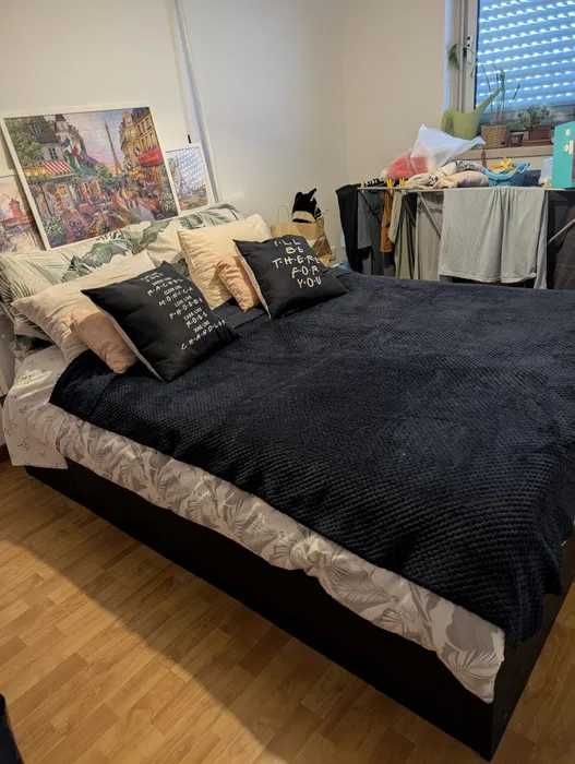 Cama de Casal (4 gavetas, sem cabeceira) Conforama + Colchão Molaflex