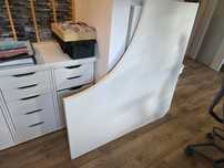 Linnmon IKEA blat narożny biurko narożne białe 120x120 cm