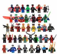 Figura tipo Lego Super Heróis - várias personagens marvel dc comics