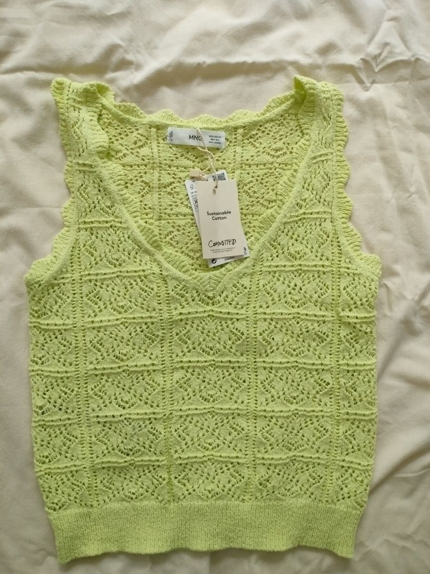 Nowy Szydelkowy Top Mango