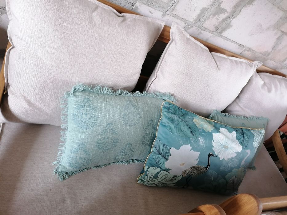 Meble ogrodowe, drewniane, zestaw, na taras, na patio