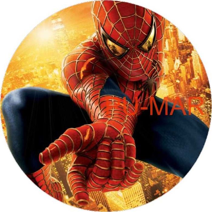 Opłatek na tort Urodziny Spider-Man
