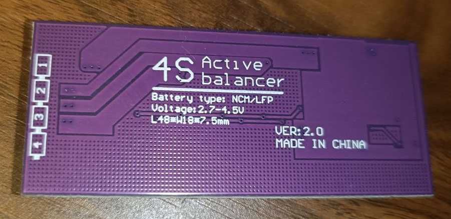 Активний балансир 4S Lifepo4 Lipo Li-ion 1.2А