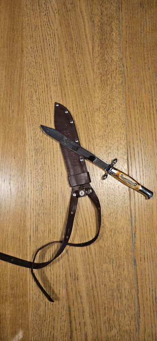 Nóż myśliwski "KORDELAS" rękojeść w porożu Chifa