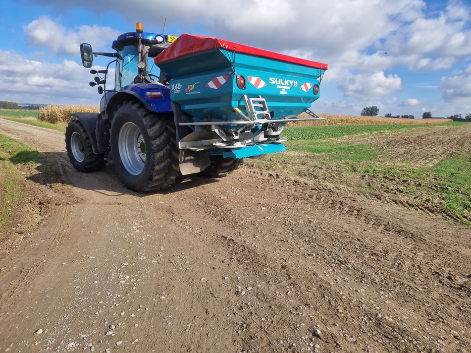 Rozsiewacz Nawozów Sulky x40 +Econov Isobas Tribord Waga