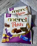 Шоколад. Шоколадні Цукерки Merci Petits Milk&Cream