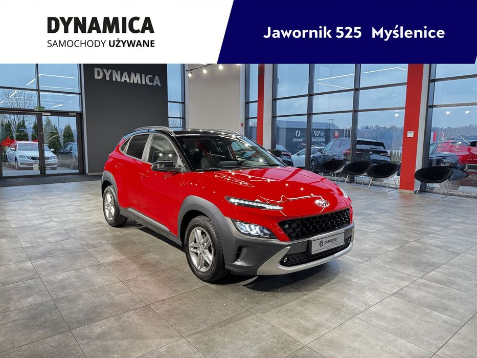 Hyundai Kona 1.0T-GDI 120KM DCT 2021 r., salon PL, I właściciel, serwisowany, opony