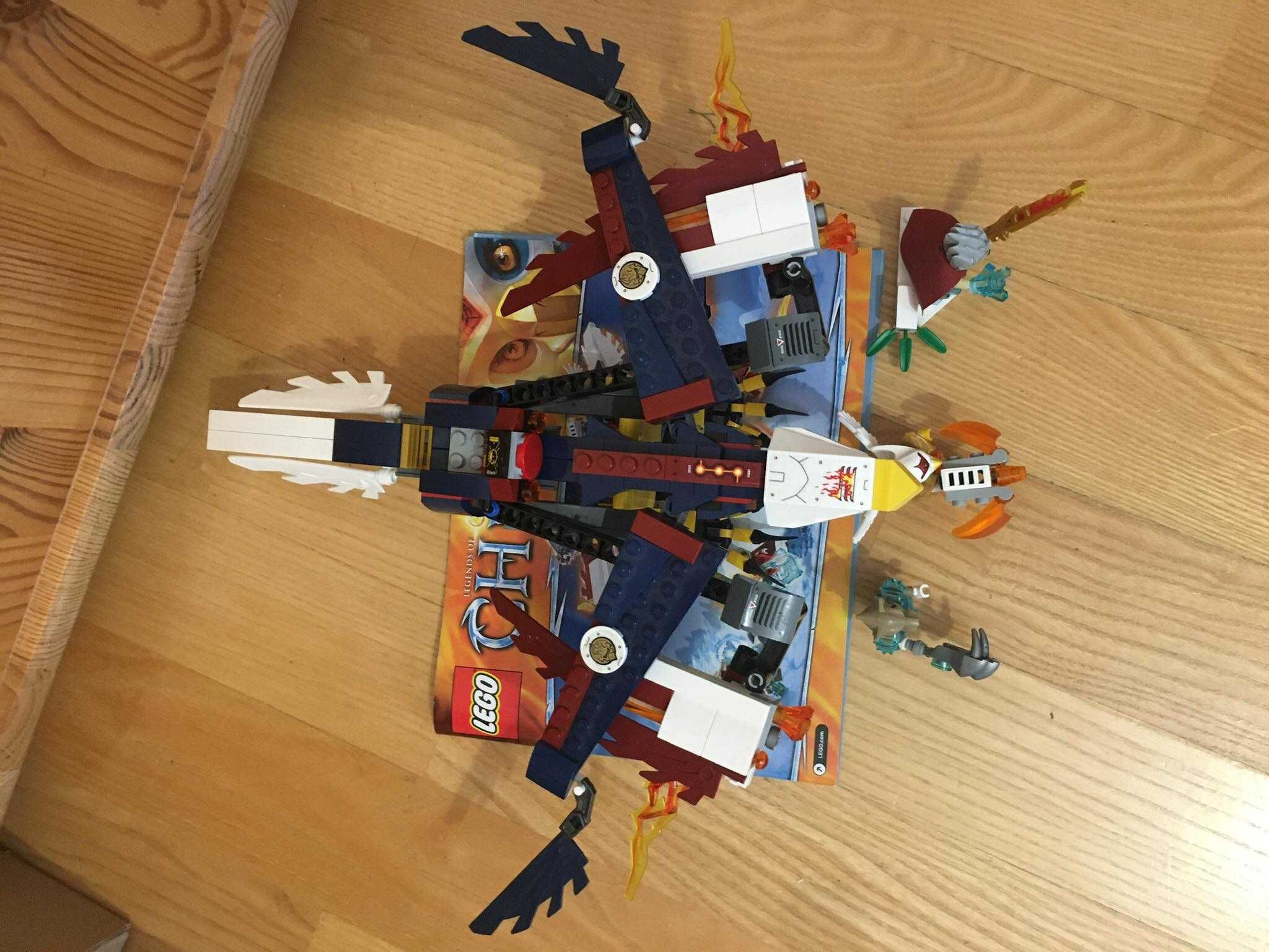 Zestaw klocków Lego Chima Eris' Fire Eagle Flyer 70142