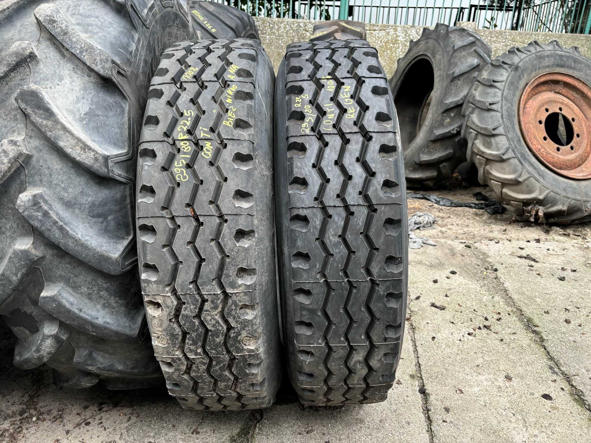 2 Opona Opony CIĘŻAROWE 295 80 R22.5 295/80R22.5 CONTINENTAL HSR1 100%