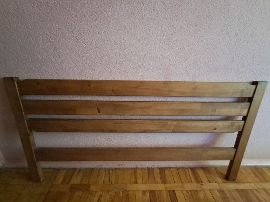 Ліжко з натурального дерева(карельська береза) 2м×1.60