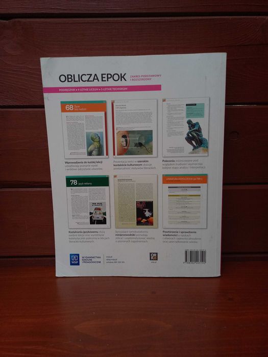 Oblicza epok 4 język polski WSiP zakres podstawowy i rozszerzony 2023