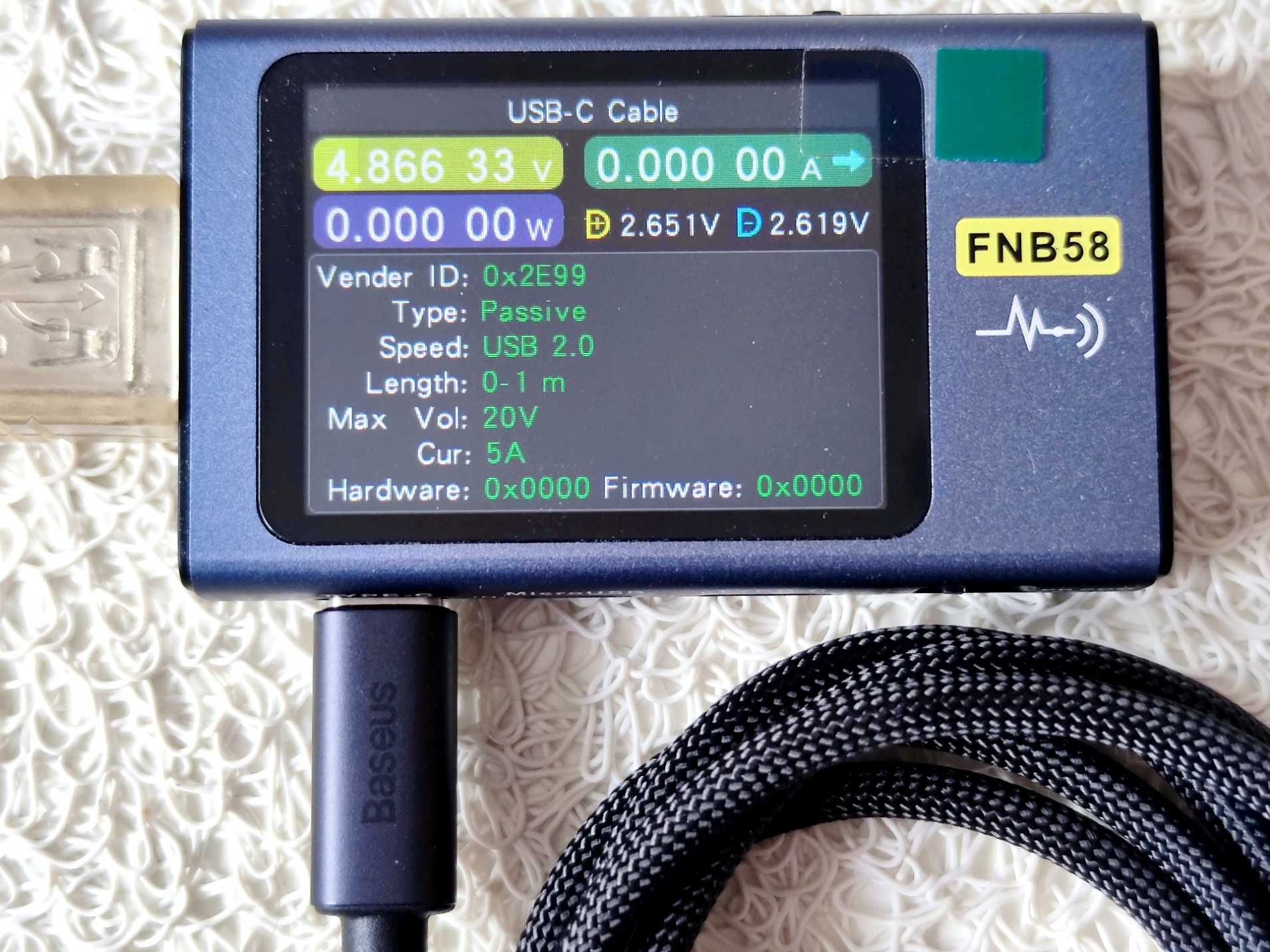 Kabel Baseus Minimalist USB-C PD 100W 1m czarny